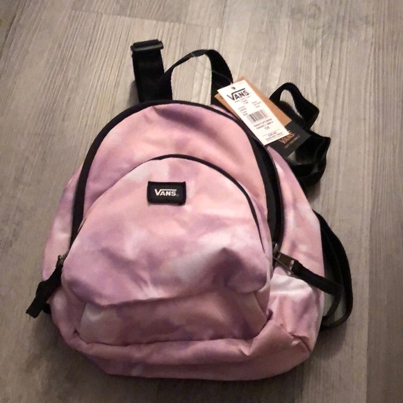 Vans Got This Ranged 2 Mini Nylon Backpack Lavender Pink Tie Dye NWT - Picture 2 of 16